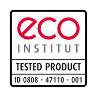 Logo of Eco Institut with a product ID on a white background